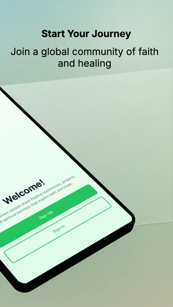 Faith Journal app screen 2